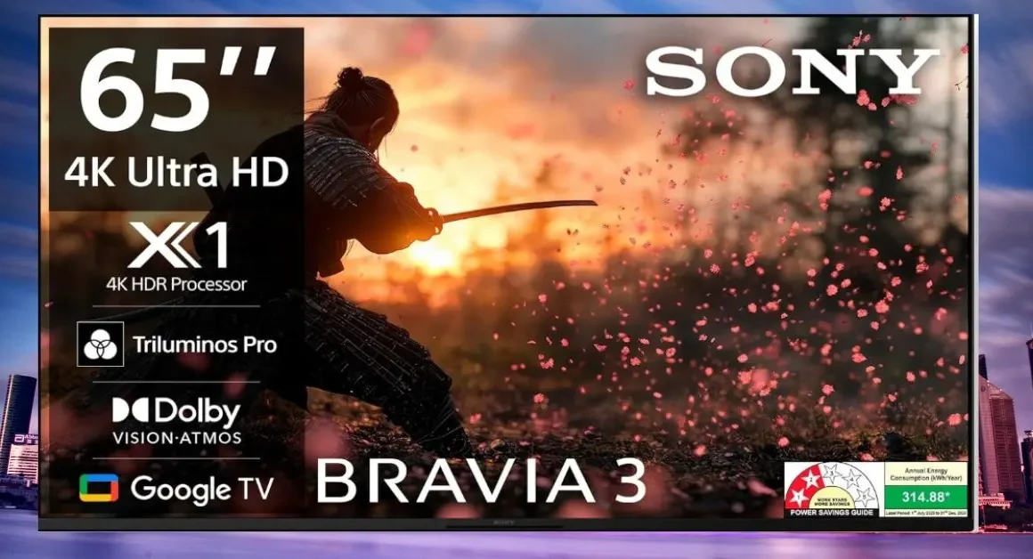Sony BRAVIA 3 Series 65″ (K-65S30B) Launch Review – 4K Google TV with X1 Processor & Dolby Vision