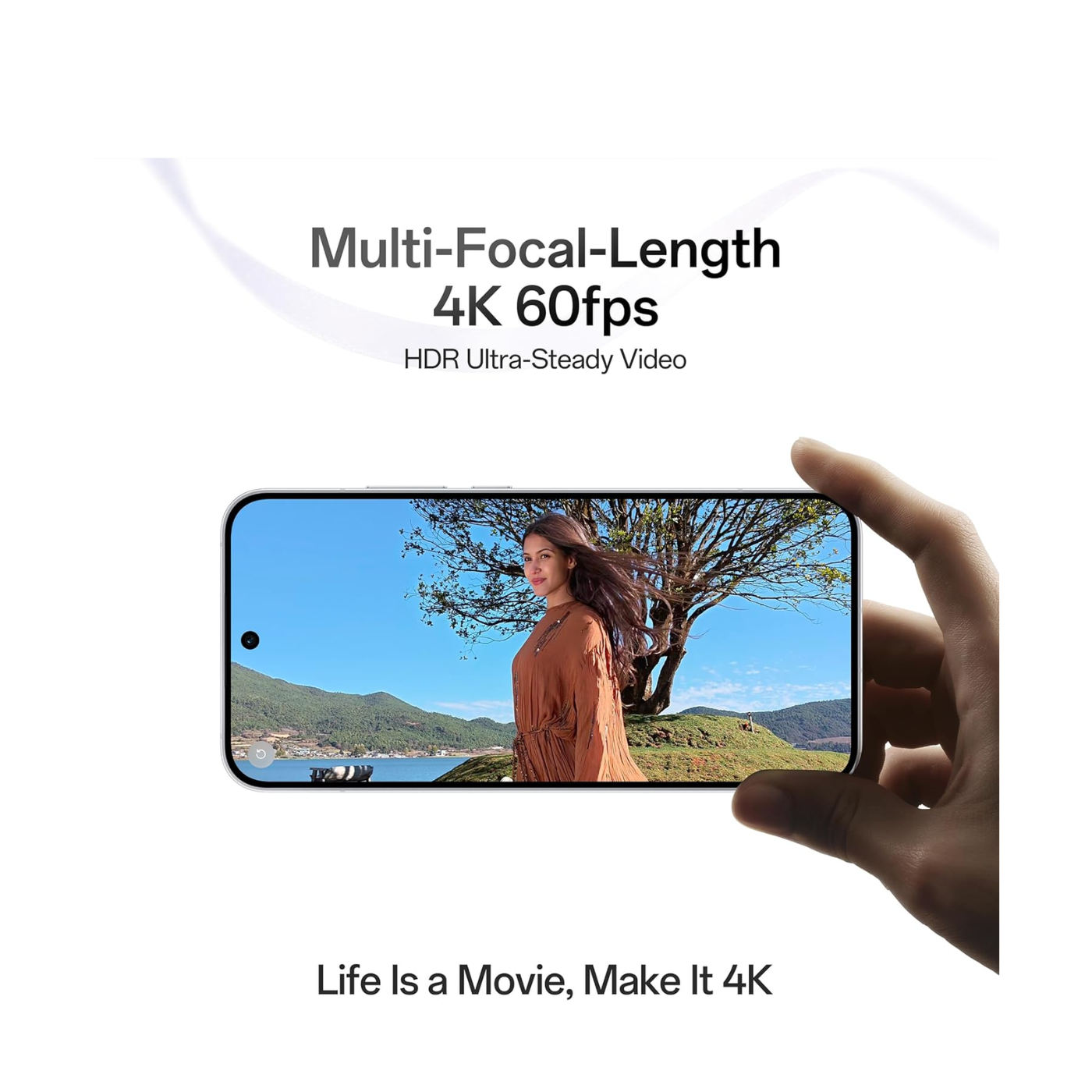 Oppo Reno15 5G (Aurora Blue, 8GB RAM, 256GB Storage)