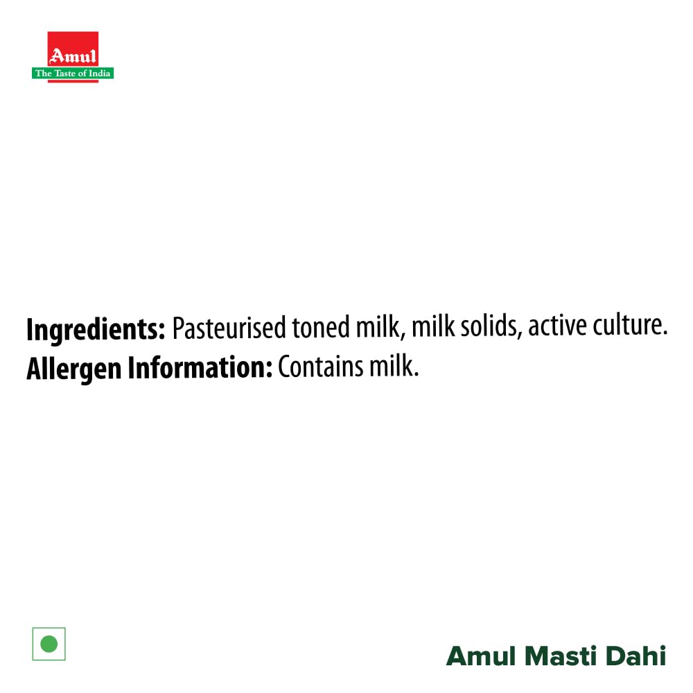 Amul Masti Dahi, 400gm