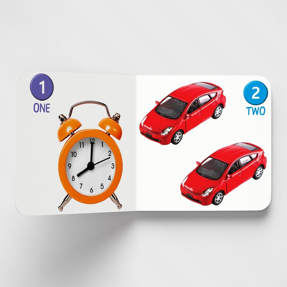 My First Library Set of 10 Board Books for Kids, Early Learning Book for Babies & Toddlers, Alphabets, Body Parts, Numbers, 1-3 Years (Kids' First Library Box Set)