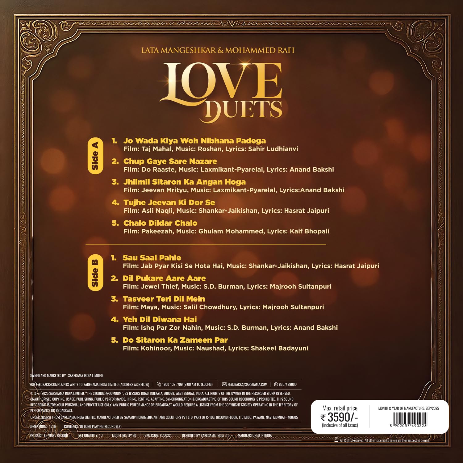 Love Duets - Lata Mangeshkar & Mohammed Rafi