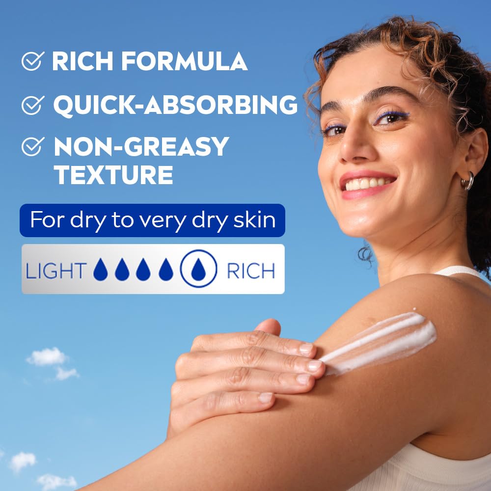NIVEA Nourishing Body Milk 600ml Body Lotion with Hyaluronic Acid | 72Hr Hydration | Deep Moisture Care for Very Dry Skin | Enriched with Almond Oil | Smooth, Radiant & Healthy Looking Skin Care