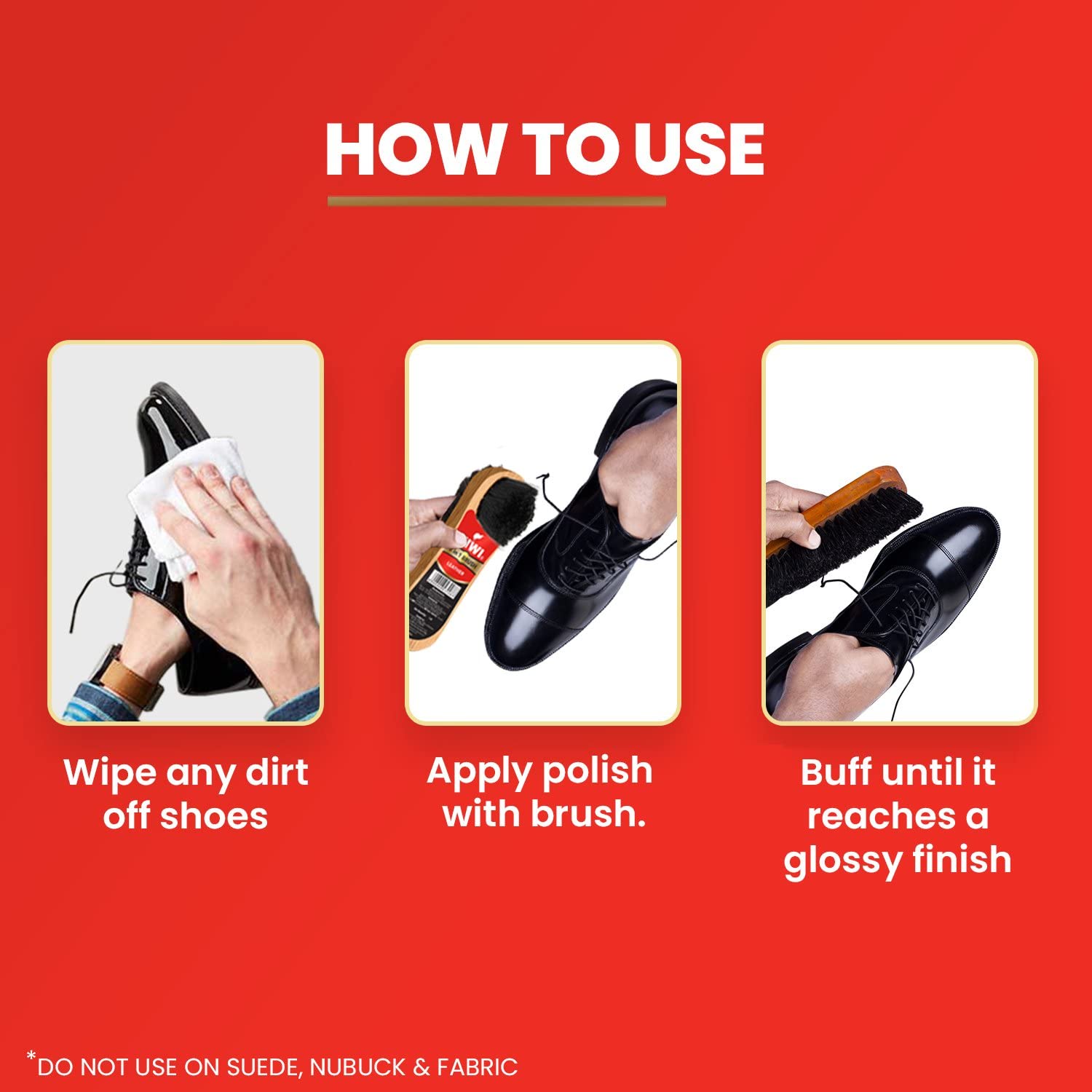 Kiwi Wax Shoe Polish | Renews and Protects Leather | For Black Leather (40 gm)