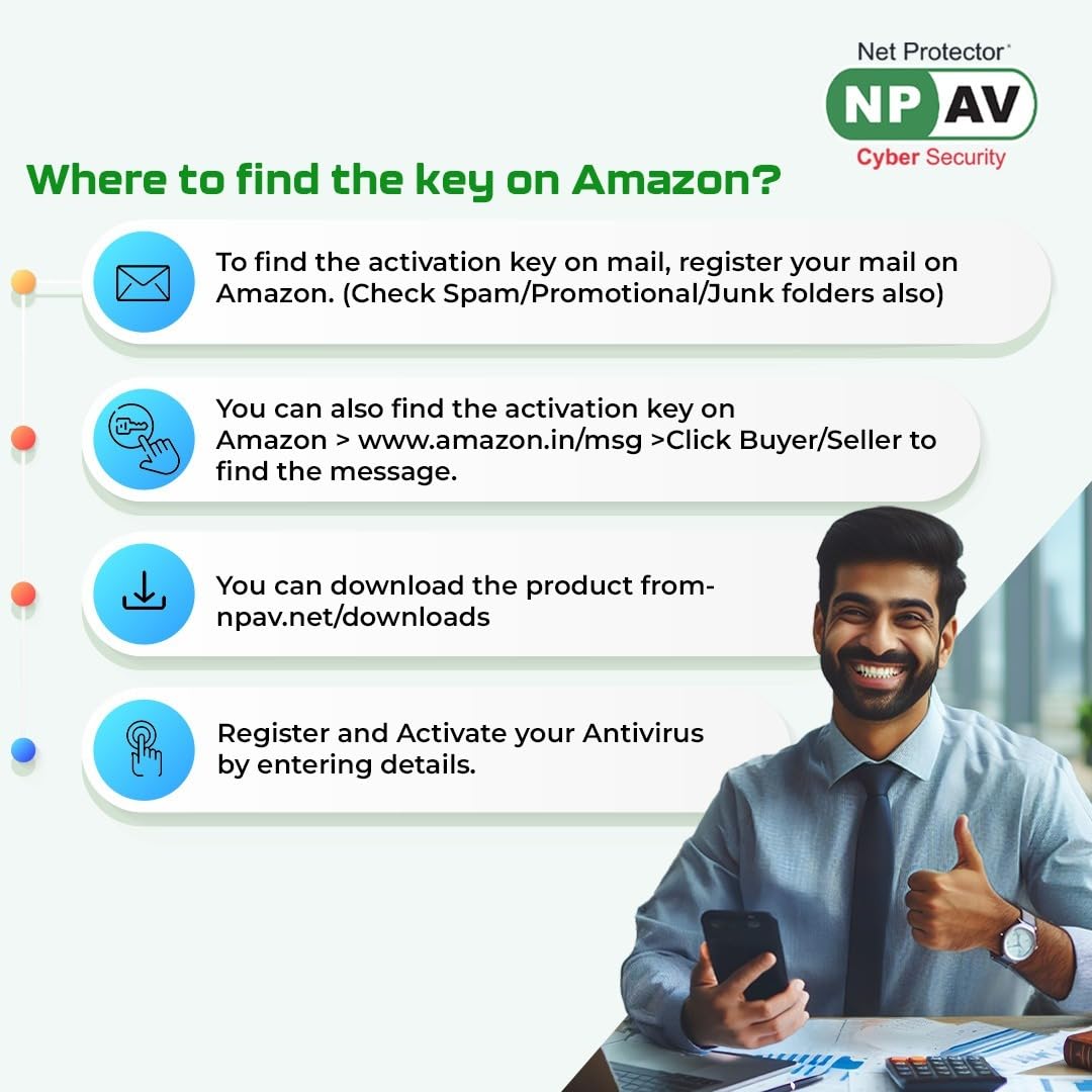 Net Protector Antivirus - Total Security 2026 | Windows PC/Laptop | 1 Year - 1 PC with ZeroVDeepLearn Ai (Email Delivery in 1 Hour - No CD)