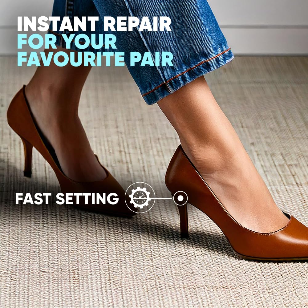 Fevicol Shoefix 2g, Pack of 2 | Expert Shoe Repair Glue | Swift Repairs, Waterproof, Easy to use & Unmatched Durability | Works on all Shoes - Formal, Sports, Crocs, Sneakers, School