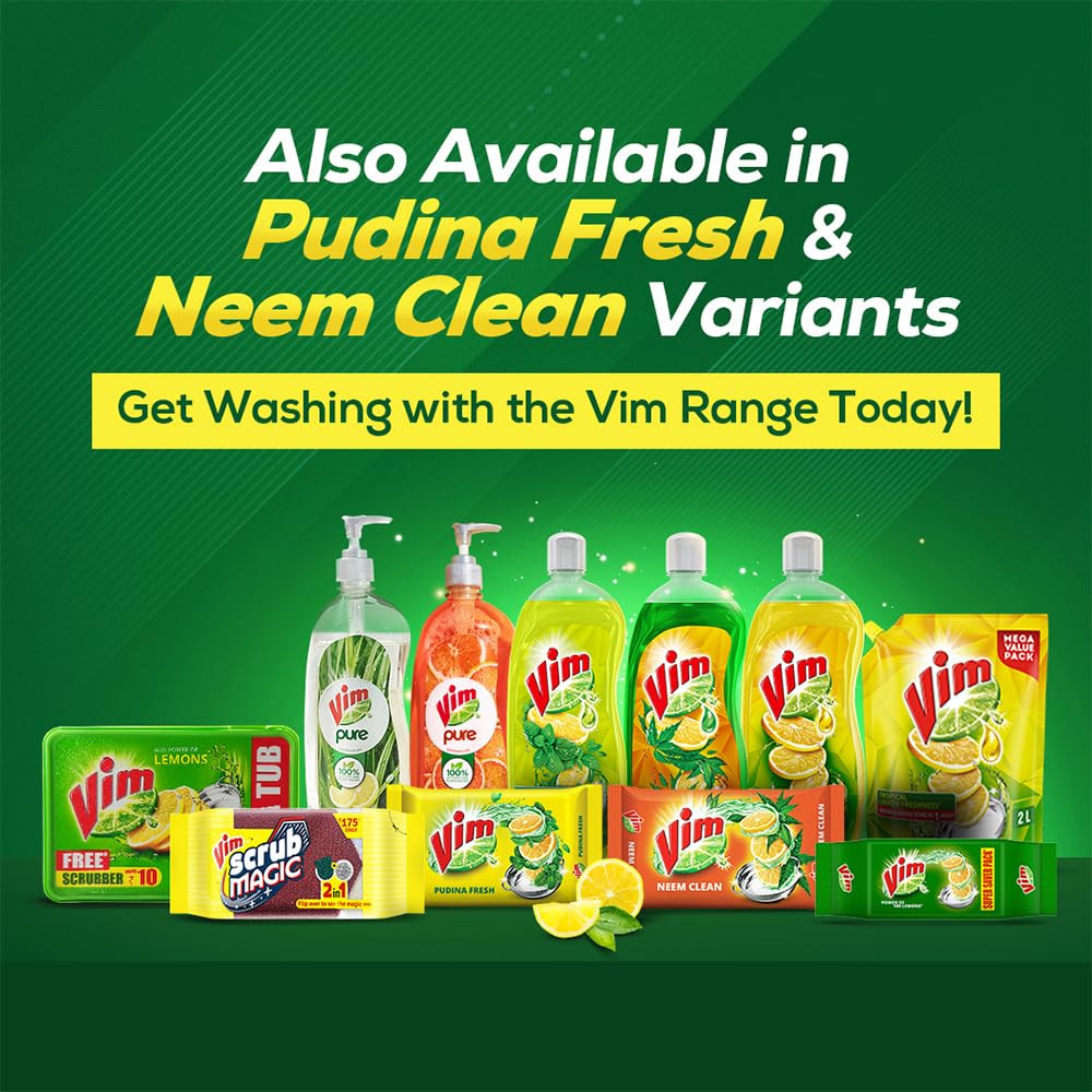 VIM Lemon Dishwash Bar multipack 200g x 4 units